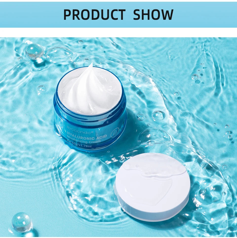 Hyaluronic Acid Gel Cream Hydrating Face Moisturizer For Hydrate&Smooth Extra-Dry Skin Nourishing Improve Dryness Facial Lotion