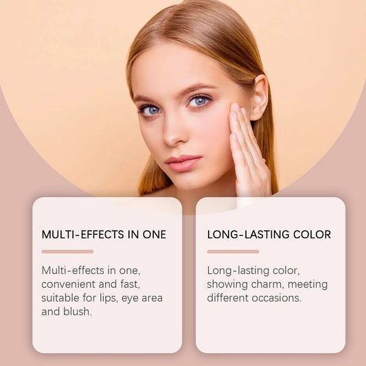 Blush Cream - Highly Pigmented, Long-Lasting, Smudge-Proof, Fine-Textured, Natural, Lightweight, Moisturizing Blush Cream