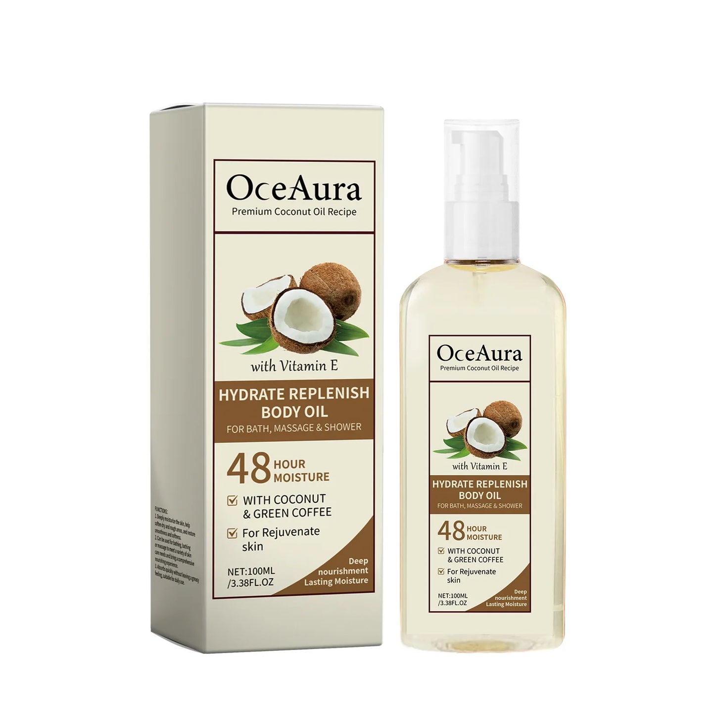 Body Oil Smoothing Whitening Improve Dullness Drying Moisturizing Brightening Hydrating Softening Lightweight Shower Massage Oil