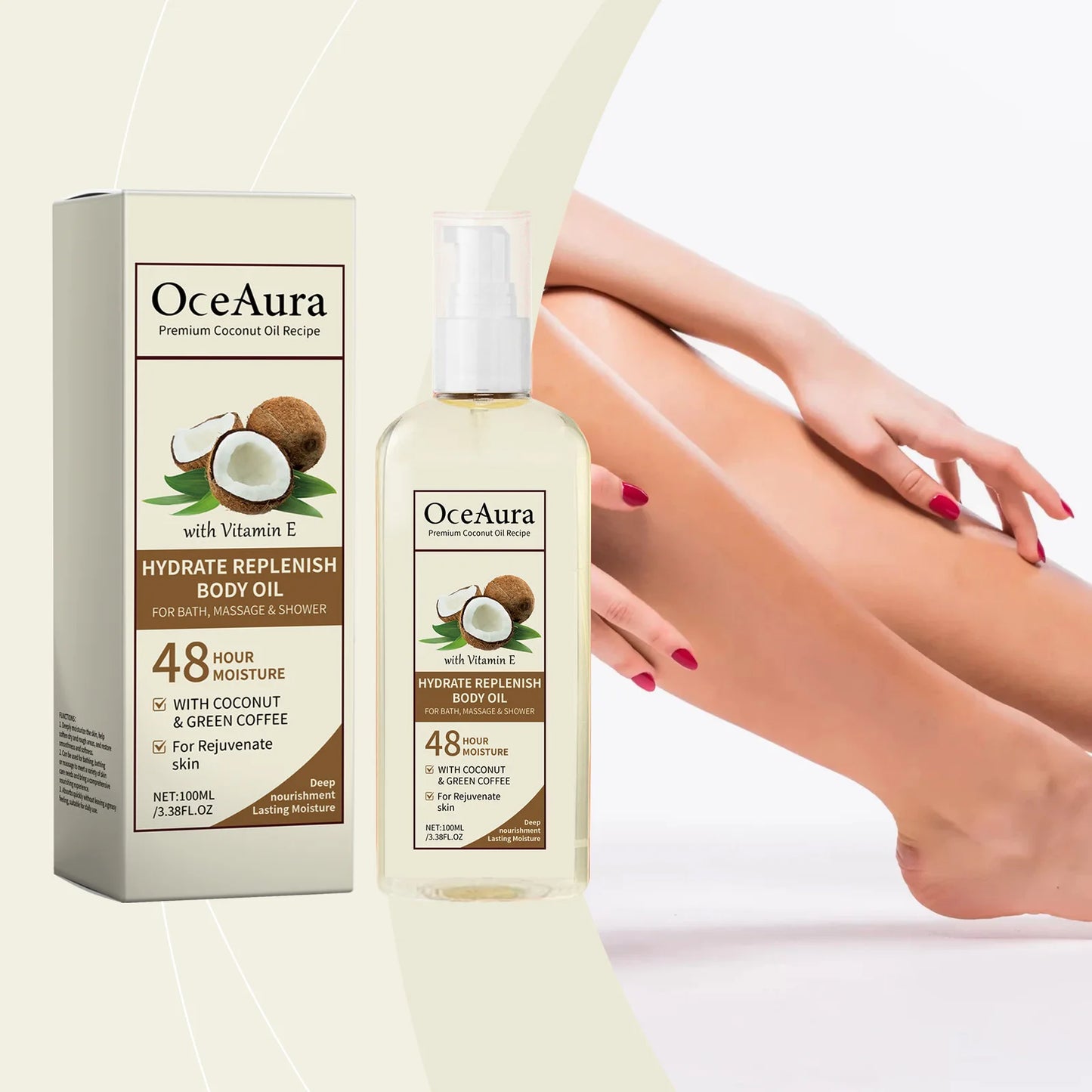 Body Oil Smoothing Whitening Improve Dullness Drying Moisturizing Brightening Hydrating Softening Lightweight Shower Massage Oil