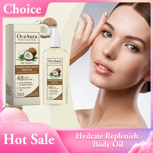 Body Oil Smoothing Whitening Improve Dullness Drying Moisturizing Brightening Hydrating Softening Lightweight Shower Massage Oil