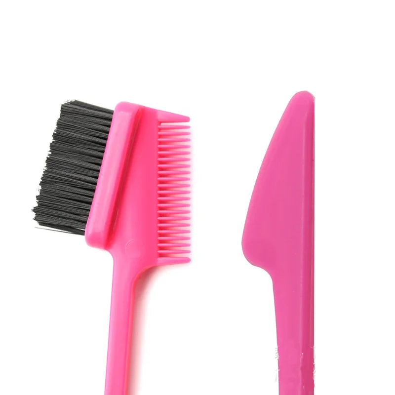 1Pc Double Sided Edge Control Hair Comb Hair Styling Hair Brush 3 in 1 Edge Control Brush For Baby Hair New style