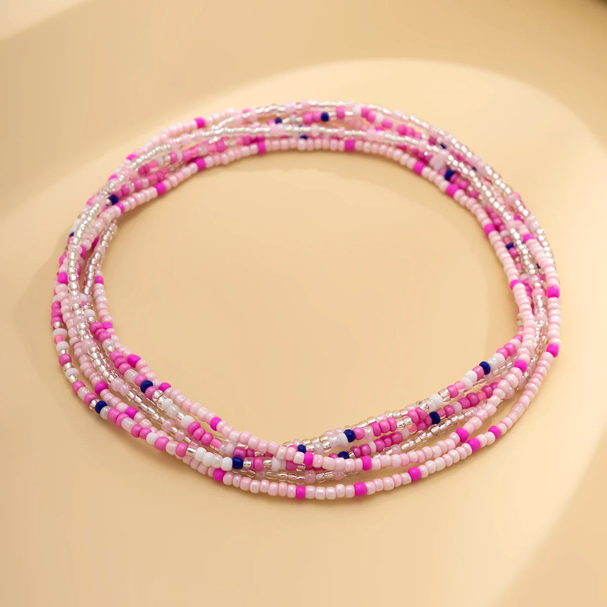 Bohemia Colorful Small Seed Beads Waist Chain for Women Sexy Beach Belly Chain Belt Summer Midriff Tops Accessories Body Jewelry